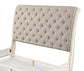 RENTAL - Realyn Queen UPH Sleigh Headboard (only)