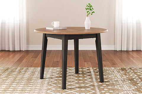 RENTAL - Gesthaven Round DRM Drop Leaf Table