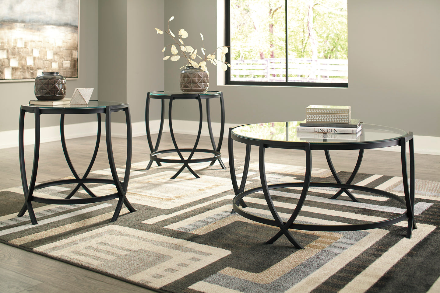 RENTAL - Tarrin Occasional Table Set (3/CN)