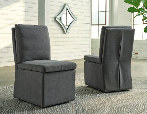 RENTAL - Krystanza Dining Chair (Charcoal)