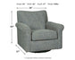 Renley Swivel Glider Accent Chair