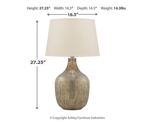 Ashley Express - Mari Glass Table Lamp (1/CN)