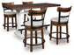 Ashley Express - Valebeck Counter Height Dining Table and 4 Barstools