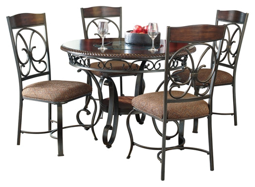 Ashley Express - Glambrey Dining Table and 4 Chairs