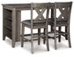 Ashley Express - Caitbrook Counter Height Dining Table and 2 Barstools