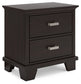 Covetown Queen Panel Bed with Mirrored Dresser, Chest and 2 Nightstands