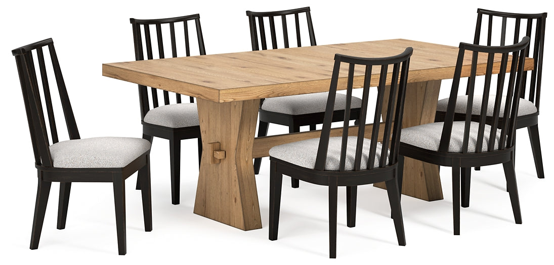 Galliden Dining Table and 6 Chairs