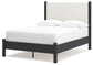 Ashley Express - Cadmori Full Upholstered Panel Bed with 2 Nightstands