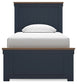 Ashley Express - Landocken Twin Panel Bed with Nightstand