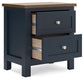 Ashley Express - Landocken Twin Panel Bed with Nightstand