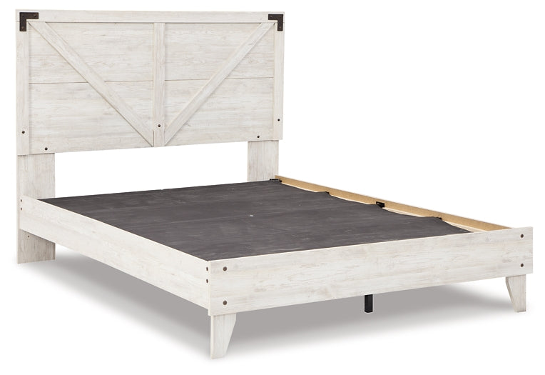 Ashley Express - Shawburn Queen Platform Bed with Dresser, Chest and Nightstand