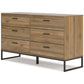 Ashley Express - Deanlow Full Panel Headboard with Dresser and Nightstand