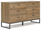 Ashley Express - Deanlow Full Platform Panel Bed with Dresser, Chest and 2 Nightstands