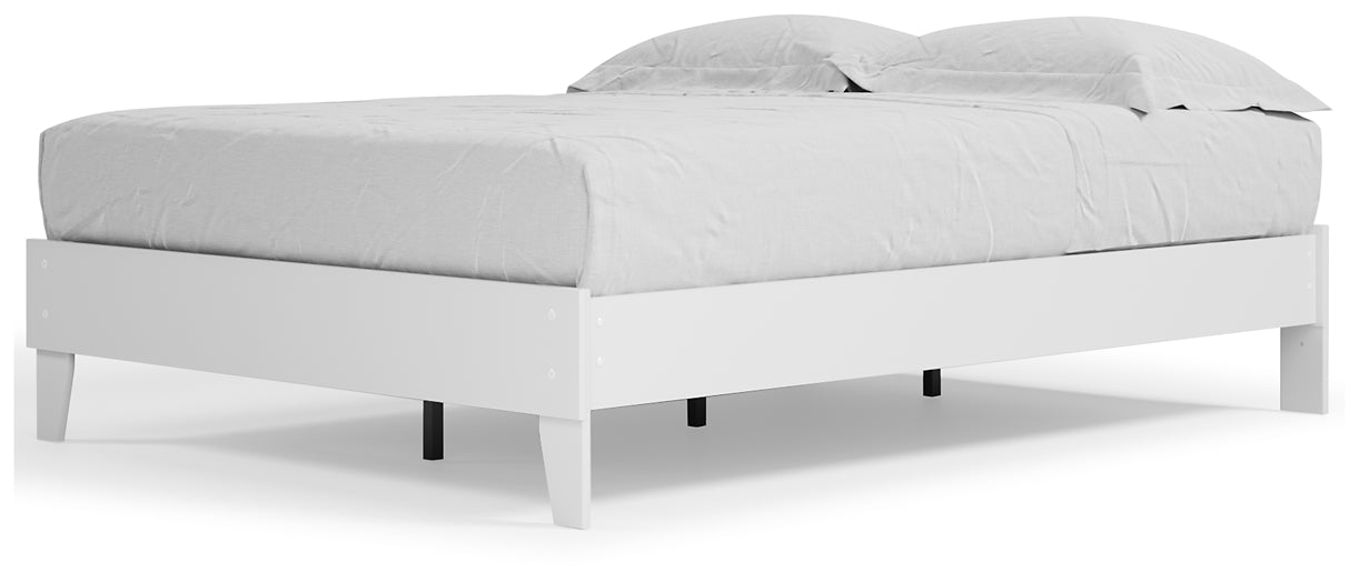 Ashley Express - Piperton Queen Platform Bed with Dresser, Chest and Nightstand