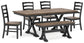 Wildenauer Dining Table and 4 Chairs and Bench