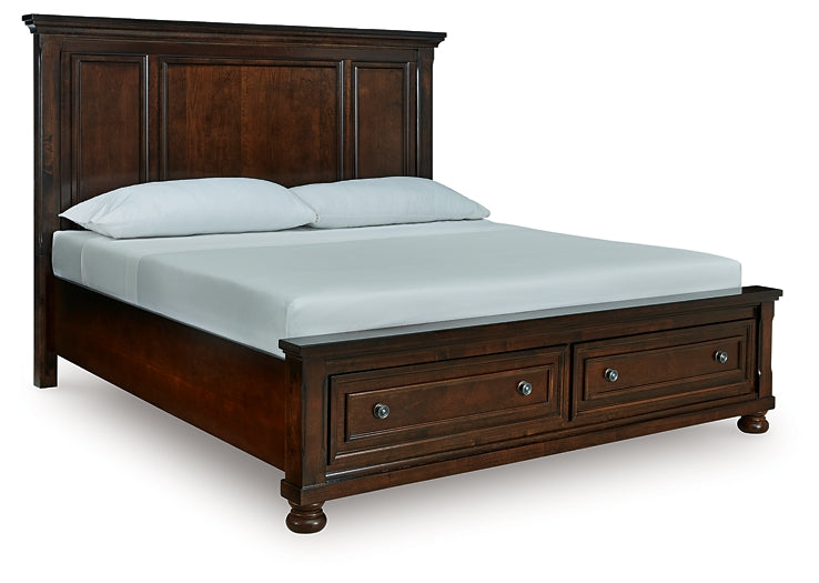 Porter King Panel Storage Bed