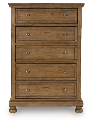 Feddinger Five Drawer Chest