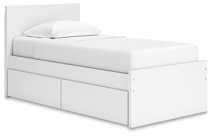 Ashley Express - Onita  Panel Platform Bed With 1 Side Storage