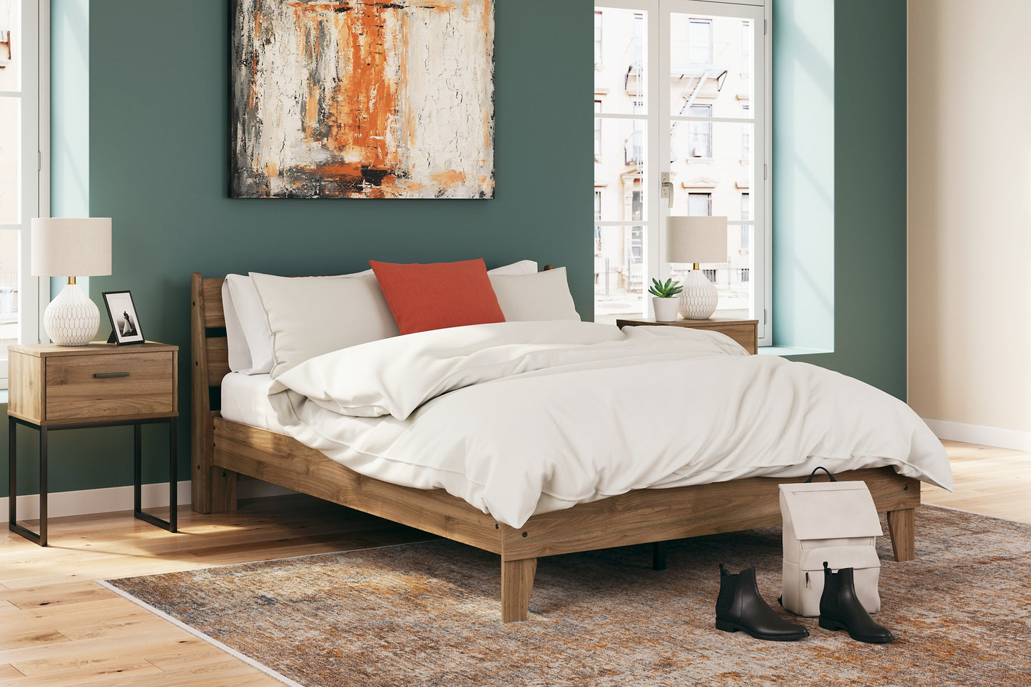 Ashley Express - Deanlow  Platform Panel Bed